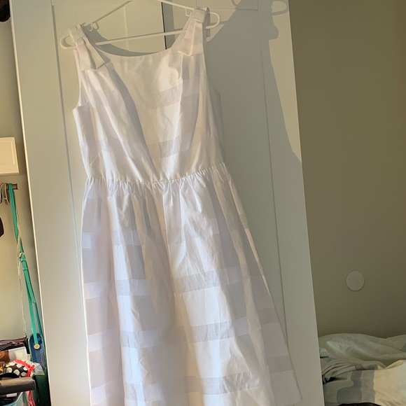 Kate Spade Chesapeake Stripe Dress White NWT 8 - Picture 3 of 7